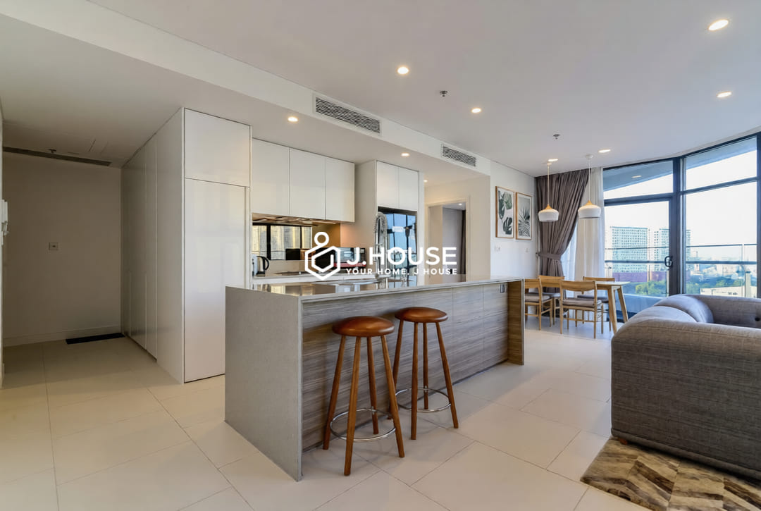 Modern and pacious 2br apartment for rent at City Garden Binh Thanh, HCMC