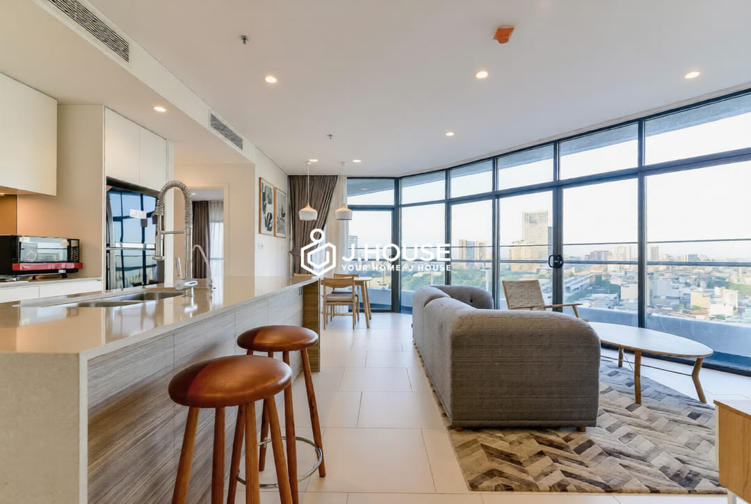 Modern and pacious 2br apartment for rent at City Garden Binh Thanh, HCMC