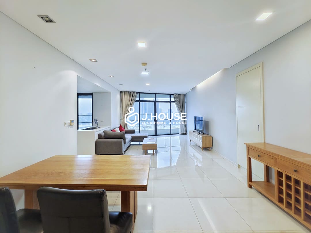 Rent 2br apartment at City Garden Binh Thanh Apartment, HCMC - high floor, nice view, spacious
