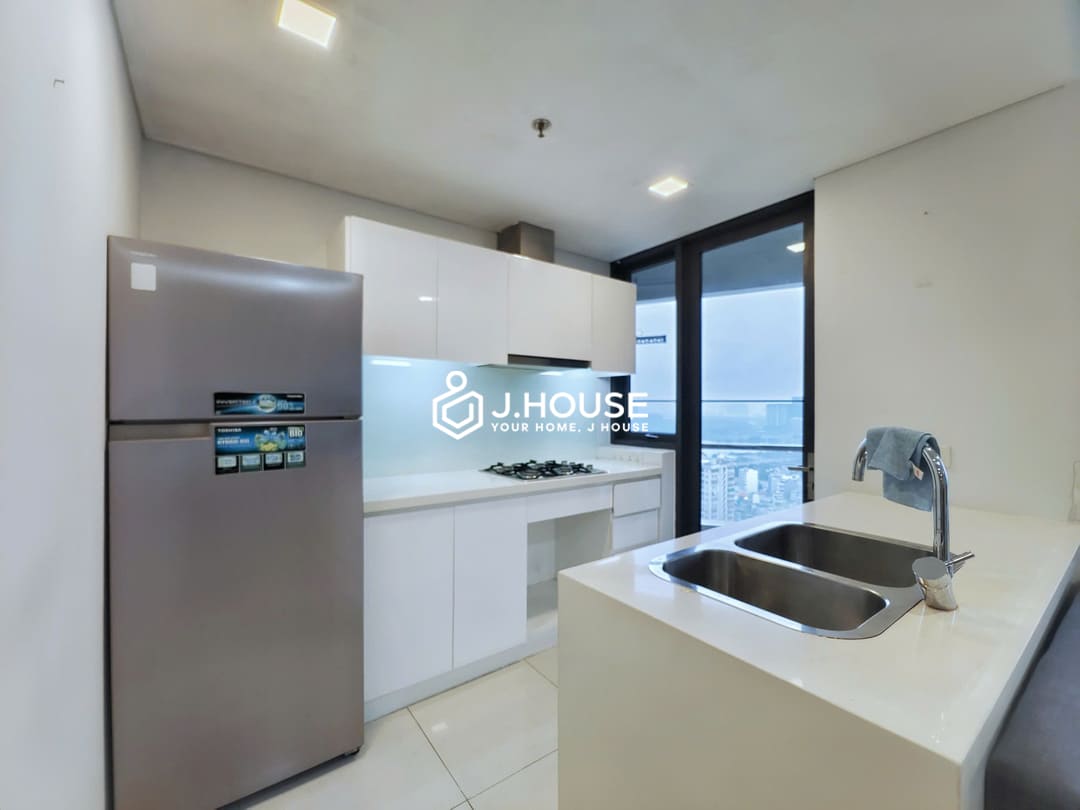 Rent 2br apartment at City Garden Binh Thanh Apartment, HCMC - high floor, nice view, spacious
