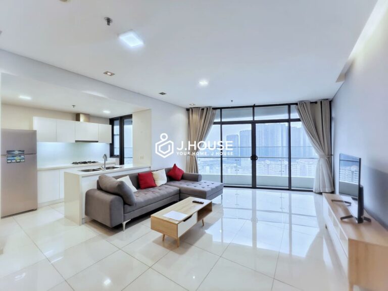 Rent 2br apartment at City Garden Binh Thanh Apartment, HCMC - high floor, nice view, spacious