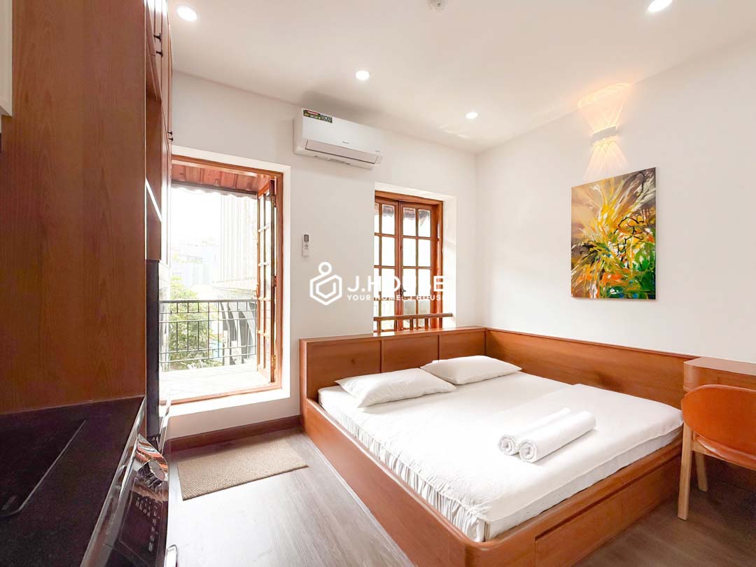 Studio for Rent with Balcony, Private Washing Machine D1 - QK