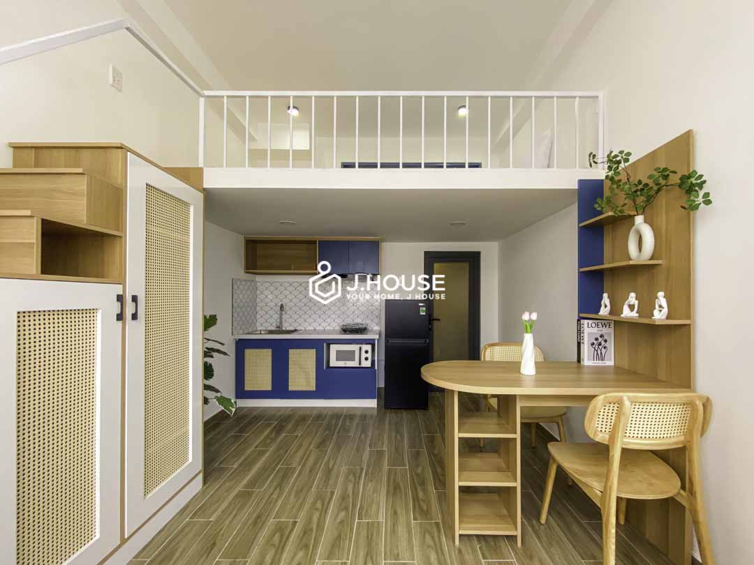 Stylish Duplex Studio X01 Apartment for Rent in Phu Nhuan-0