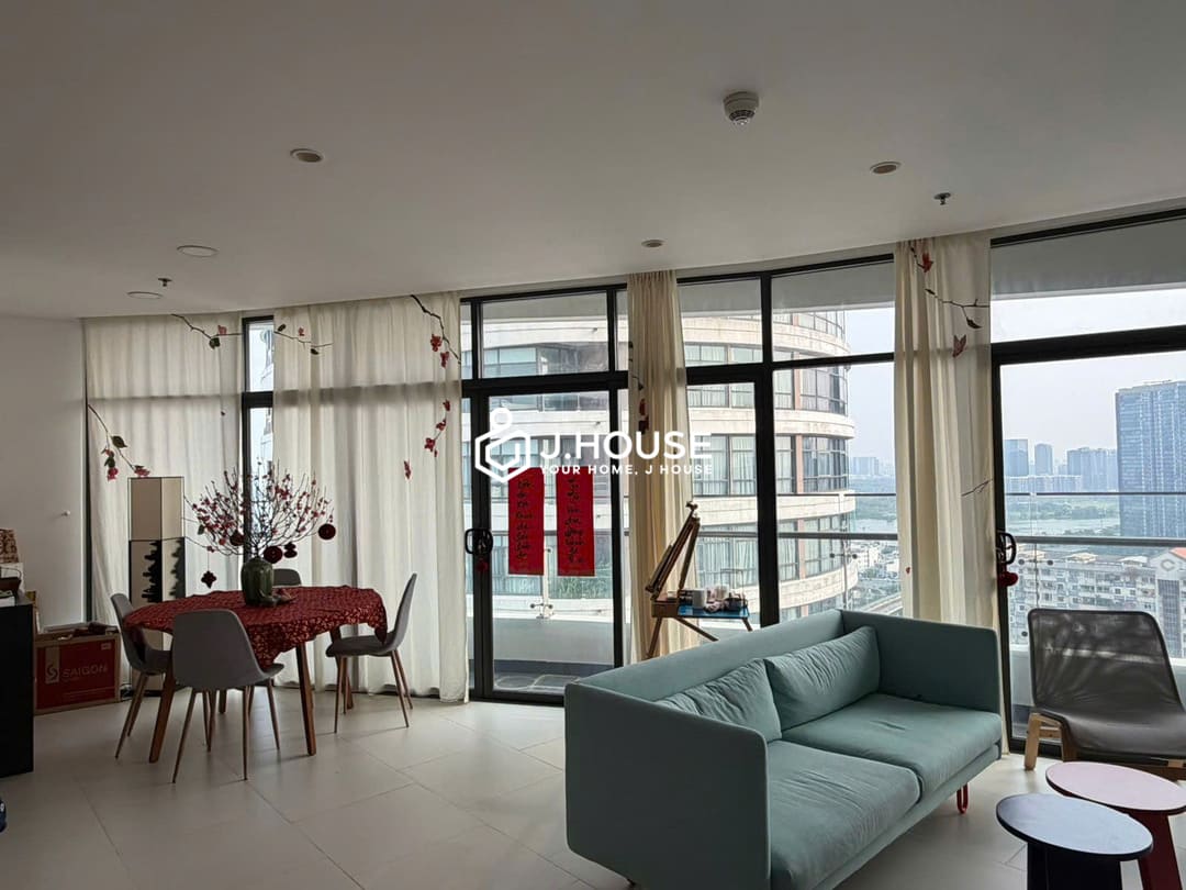 Thuê Căn Hộ City Garden 2PN Tháp Promenade View Landmark 81 1 Spacious 2br apartment at City Garden Binh Thanh, HCMC