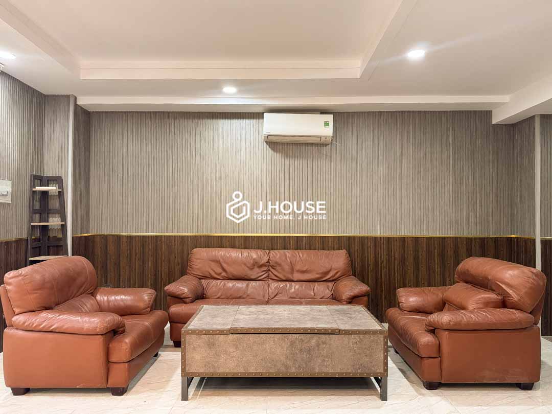 Ground Floor 2BR Apartment with Gym Pool Sauna in Thao Dien - Vitaminsea