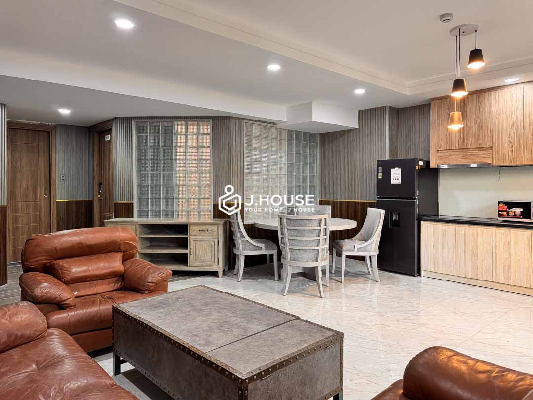 Ground Floor 2BR Apartment with Gym Pool Sauna in Thao Dien - Vitaminsea