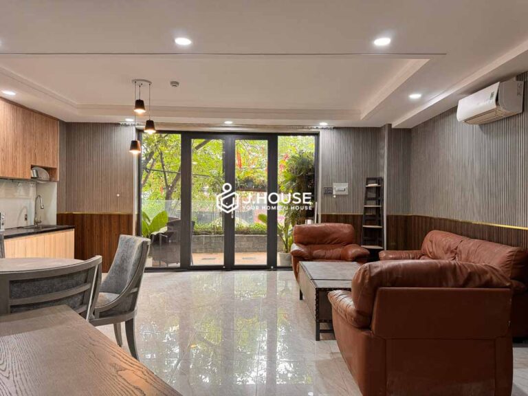 Ground Floor 2BR Apartment with Gym Pool Sauna in Thao Dien - Vitaminsea