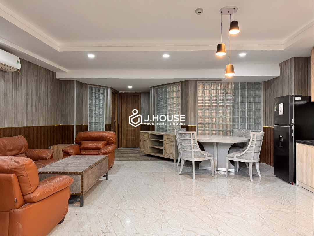 Ground Floor 2BR Apartment with Gym Pool Sauna in Thao Dien - Vitaminsea