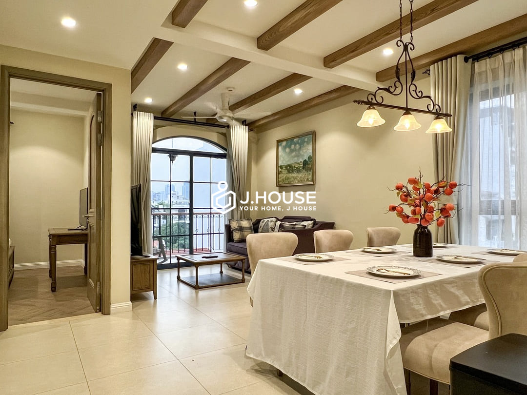 2 Bedroom Apartment for Rent in Thao Dien, D2 with Bathtub, Jacuzzi & BBQ Area - Serena Bahuan