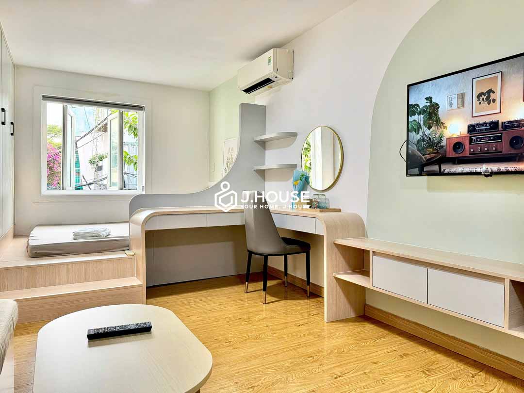Bright Studio Apartment For Rent in Binh Thanh - Minh Long- Apartment-4