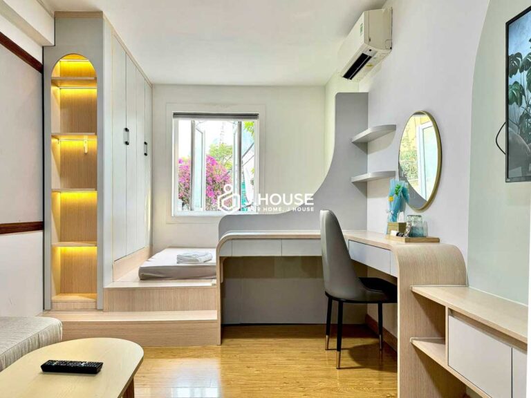 Bright Studio Apartment For Rent in Binh Thanh - Minh Long Apartment-