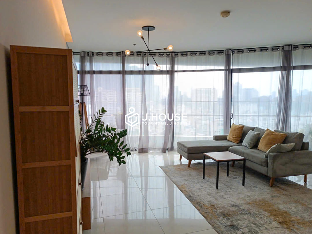 Bright 2BR apartment for rent City Garden Binh Thanh with city view 1 City Garden Apartment for rent - Good rent 2 BR apartment, high floor