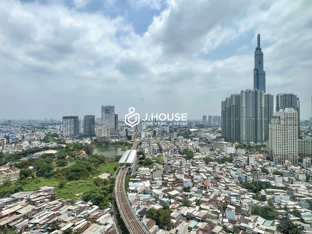 City Garden Apartment for rent - Modern 3-bedroom apartment, high floor, nice view