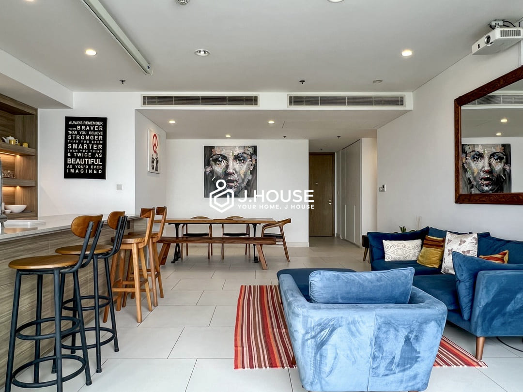 City Garden Apartment for rent - Modern 3-bedroom apartment, high floor, nice view