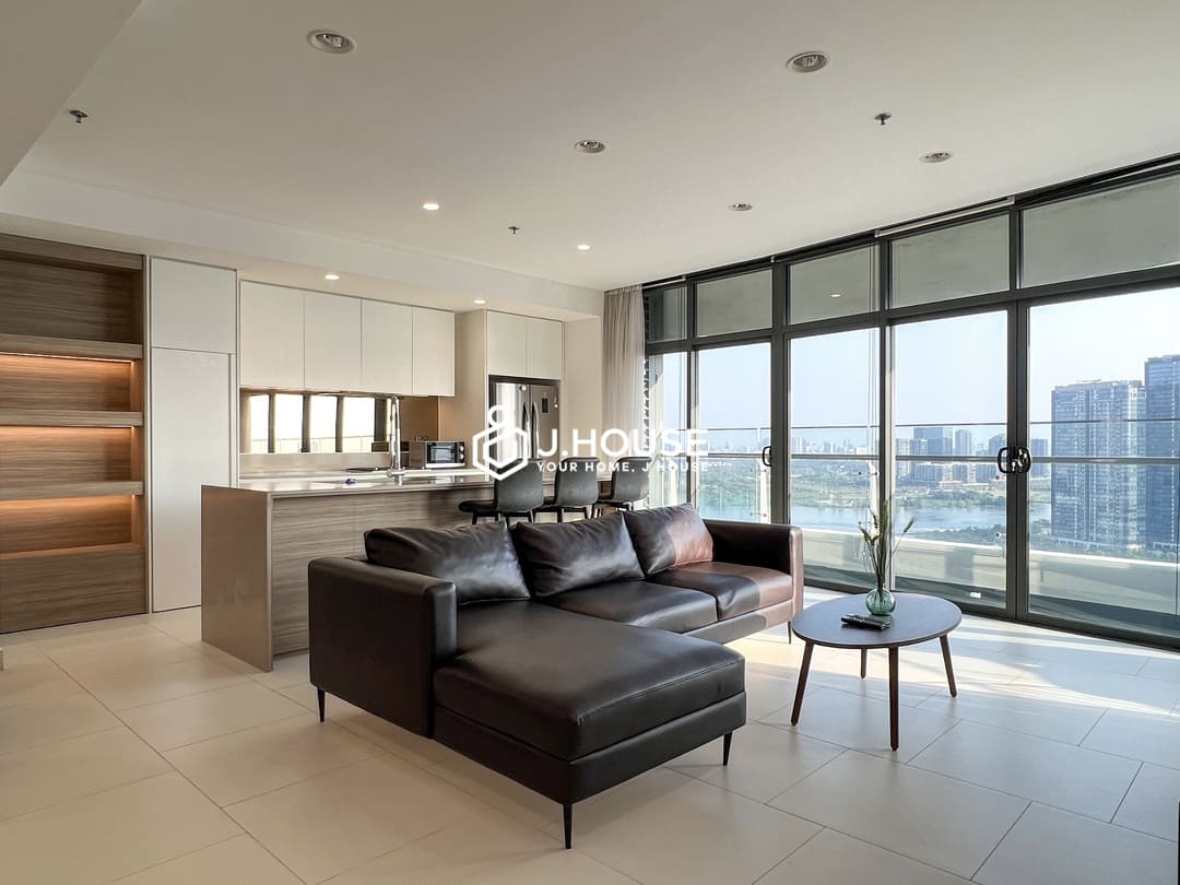 Modern 3-bedroom apartment for rent at City Garden, Binh Thanh District, HCMC