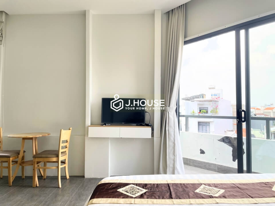 Minimalist Studio Apartment For Rent near TSN Airport, Tan Binh - TS House