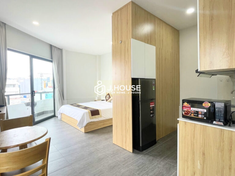 Minimalist Studio Apartment For Rent near TSN Airport, Tan Binh - TS House