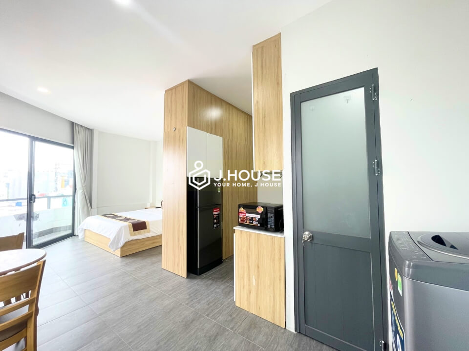 Minimalist Studio Apartment For Rent near TSN Airport, Tan Binh - TS House