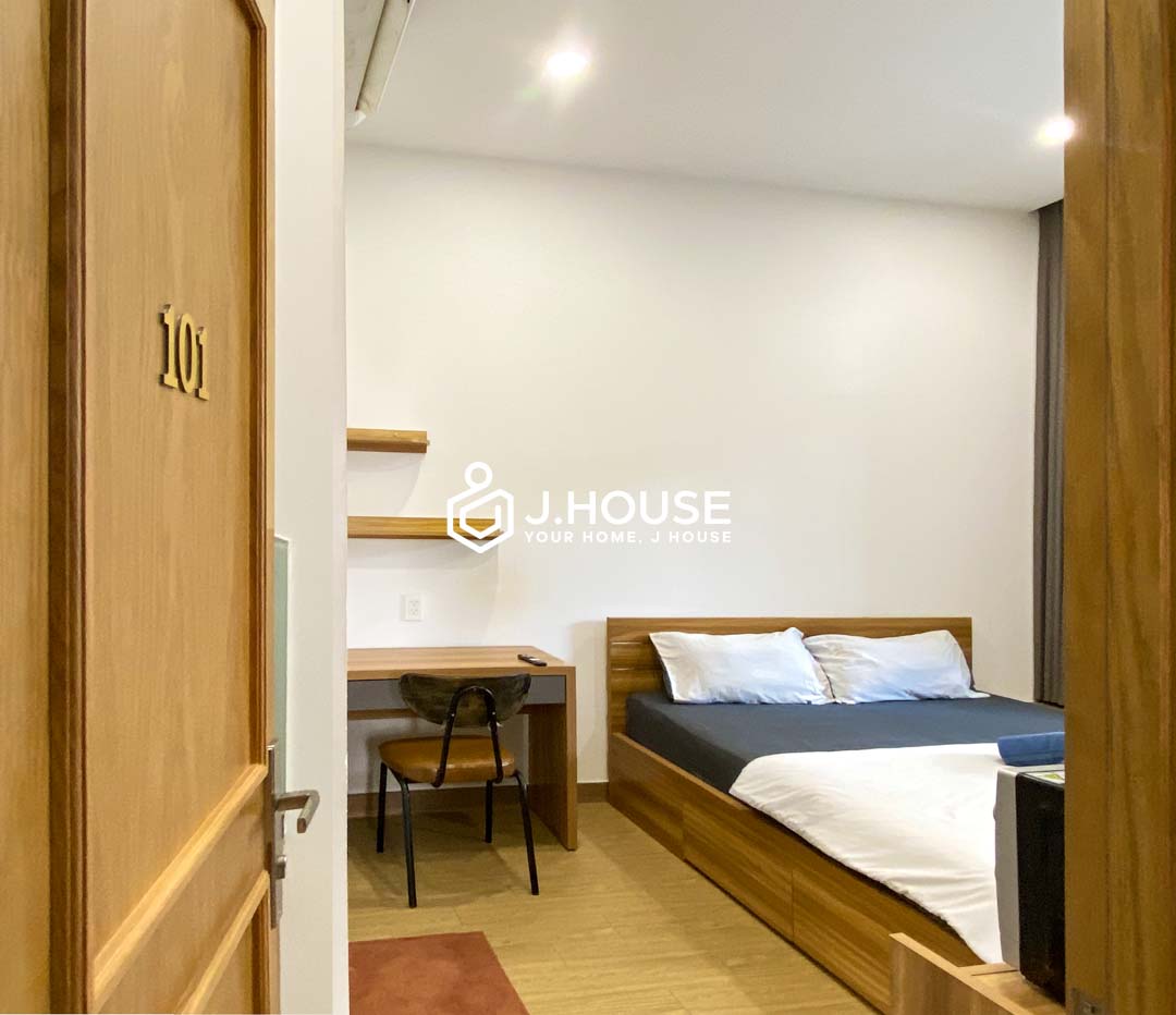 Bright Studio with Large Window For Rent in District 7 at Lynh Apartment