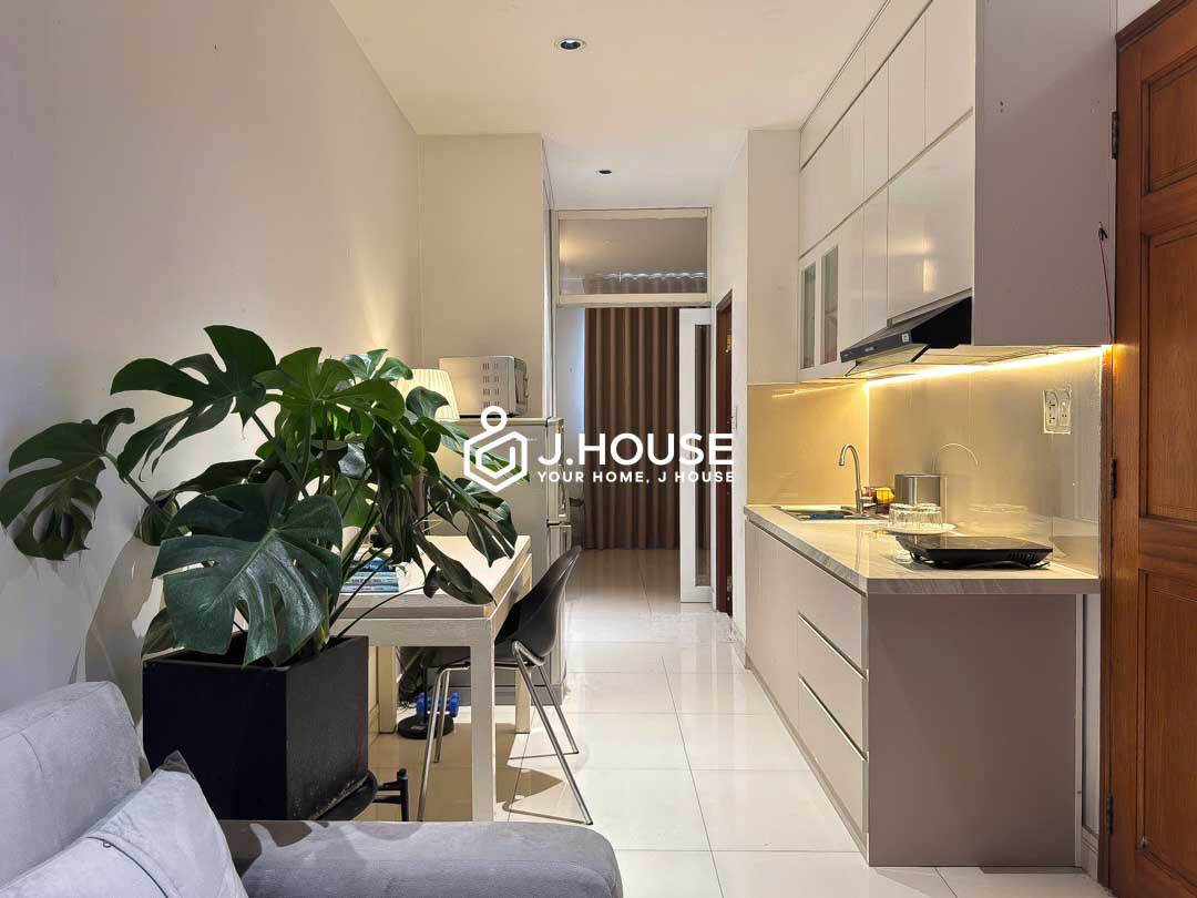 Cozy 1-Bedroom Apartment For Rent in Tan Binh at Rose Apartment