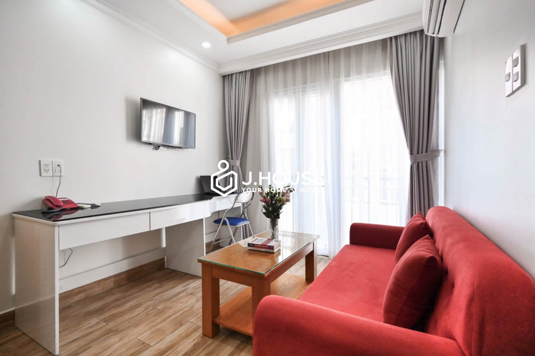 Cozy 1-Bedroom With Balcony For Rent in District 7- Genie Apartment