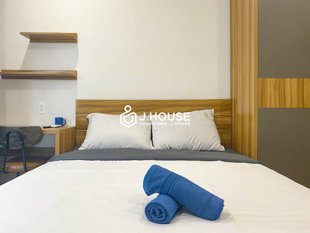 Cozy Studio with Balcony For Rent in District 7, HCMC at Lynh Apartment