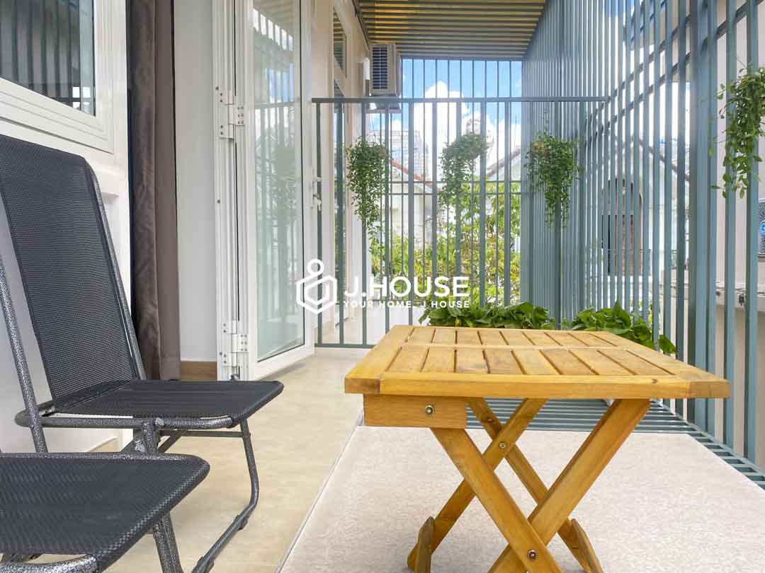 Cozy Studio with Balcony For Rent in District 7, HCMC at Lynh Apartment