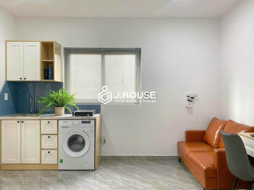 Modern Studio With Private Washer For Rent in Phu Nhuan - DT Apartment