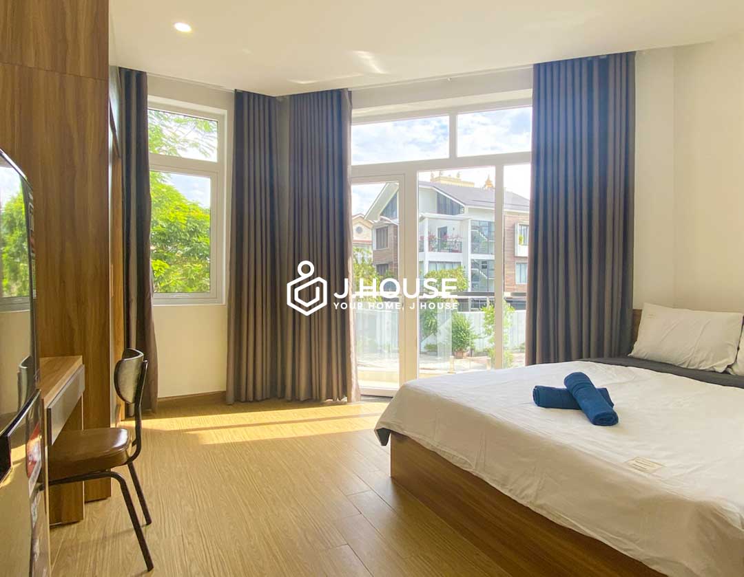 Modern Studio With Balcny For Rent in District 7 at Lynh Apartment