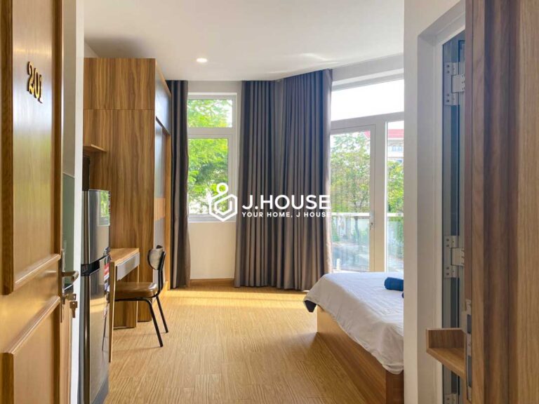 Modern Studio With Balcny For Rent in District 7 at Lynh Apartment 1 Modern Studio With Balcny For Rent in District 7 at Lynh Apartment