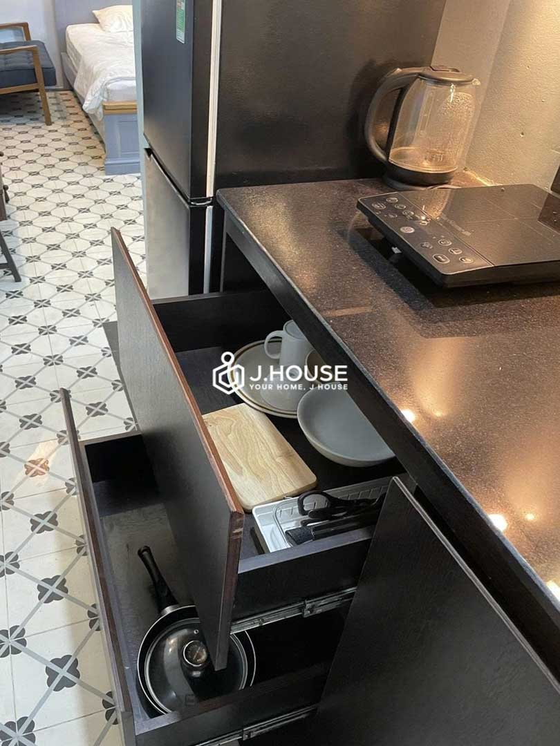 Vintage Studio Apartment For Rent in District 3 - Bygone Saigon