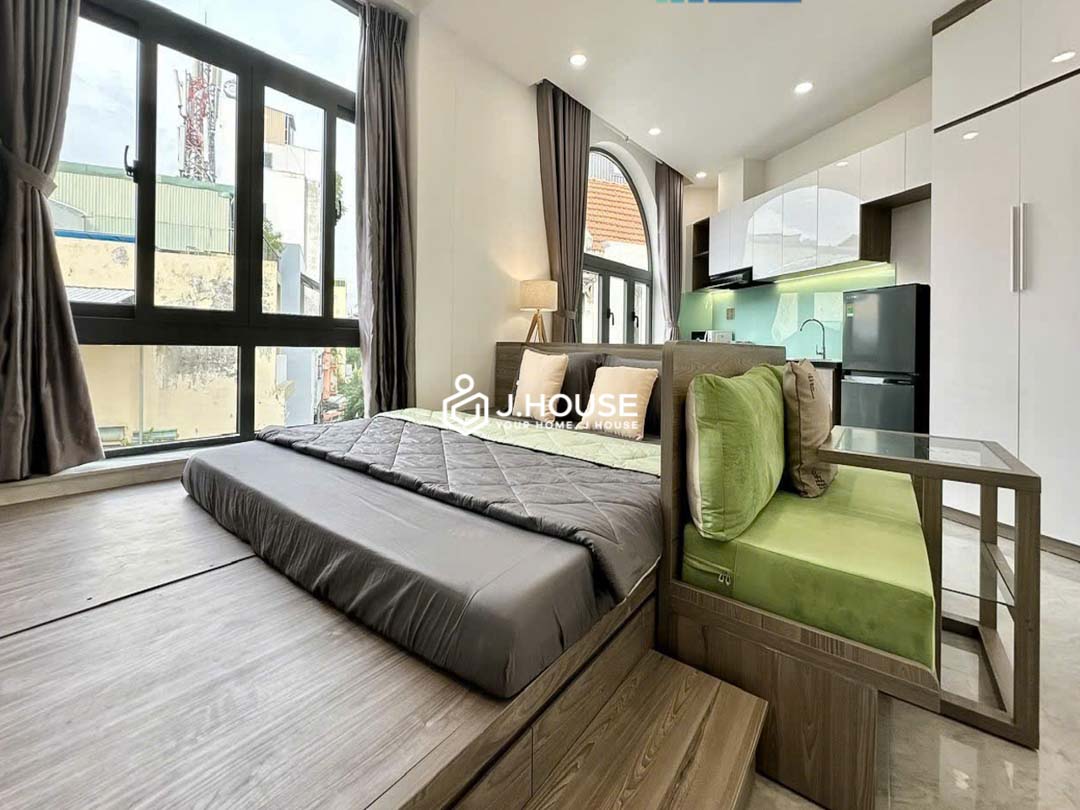 Bright Studio Apartment in Tan Binh For Rent - Joo House