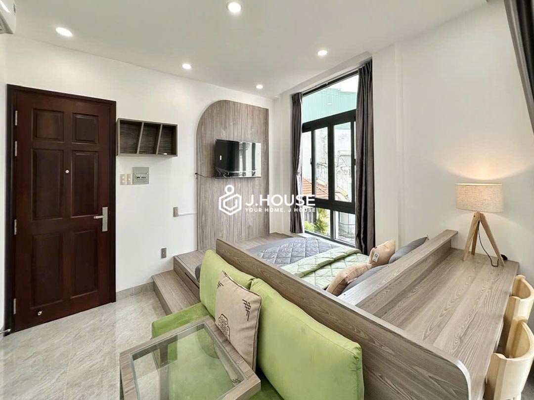 Bright Studio Apartment in Tan Binh For Rent - Joo House