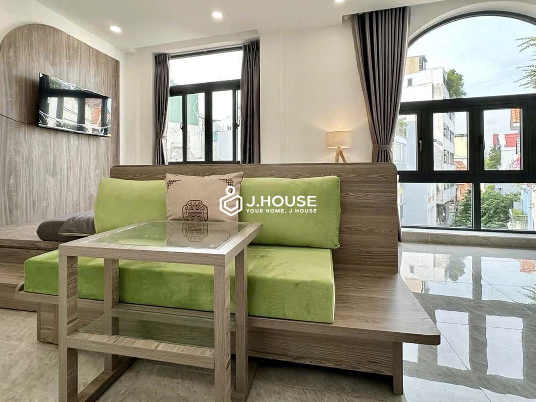 Bright Studio Apartment in Tan Binh For Rent - Joo House