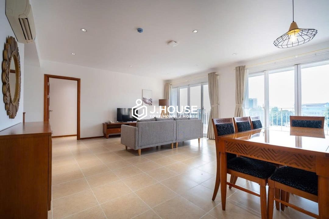 Spacious Penthouse 3-Bedroom For Rent in District 3 at Thien Son Apartment