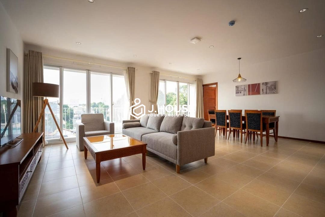 Spacious Penthouse 3-Bedroom For Rent in District 3 at Thien Son Apartment