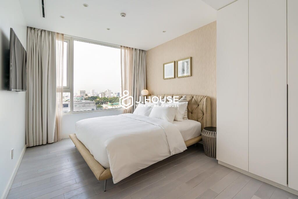 Bright 2-bedroom Leman Luxury apartment for rent in HCMC