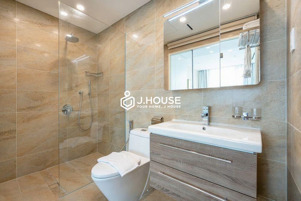 Bright 2-bedroom Leman Luxury apartment for rent in HCMC