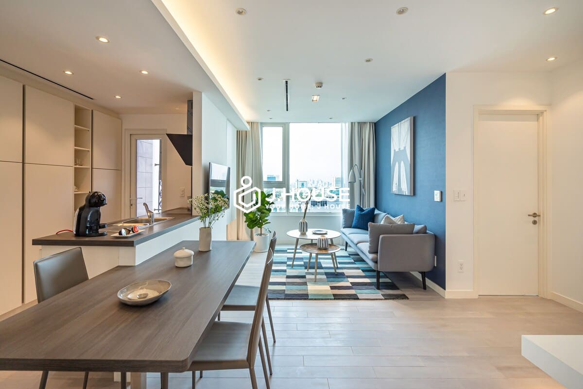 Bright 2-bedroom Leman Luxury apartment for rent in HCMC