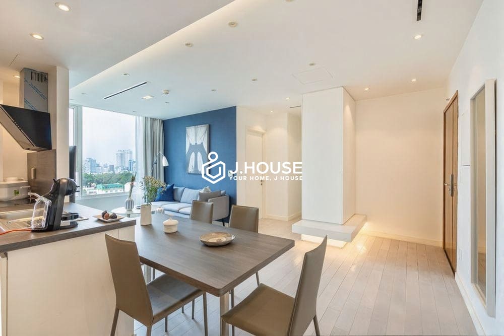Bright 2-bedroom Leman Luxury apartment for rent in HCMC