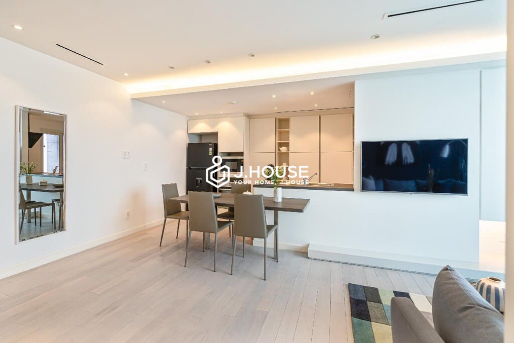 Bright 2-bedroom Leman Luxury apartment for rent in HCMC