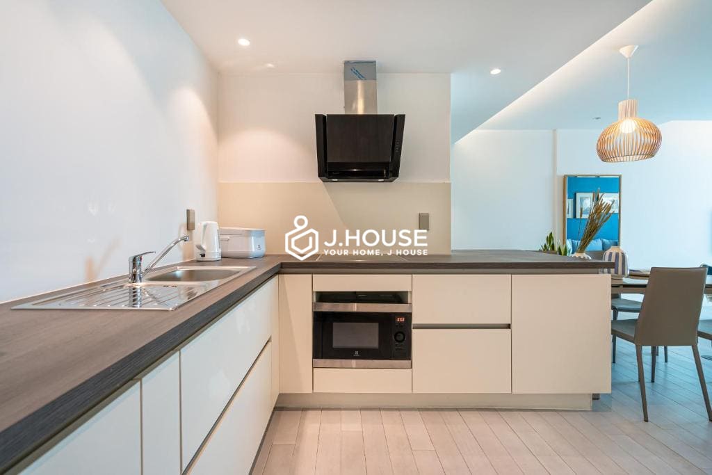 Bright 2-bedroom Leman Luxury apartment for rent in HCMC