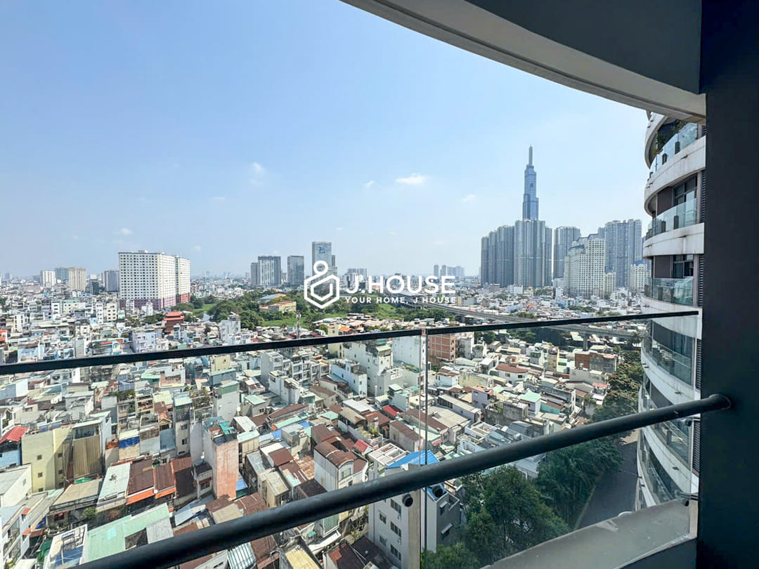 2BR City Garden Apartment for Rent, high floor, nice view, good rent 1 City Garden Condos for rent - Spacious 2 BR apartment for rent in HCMC