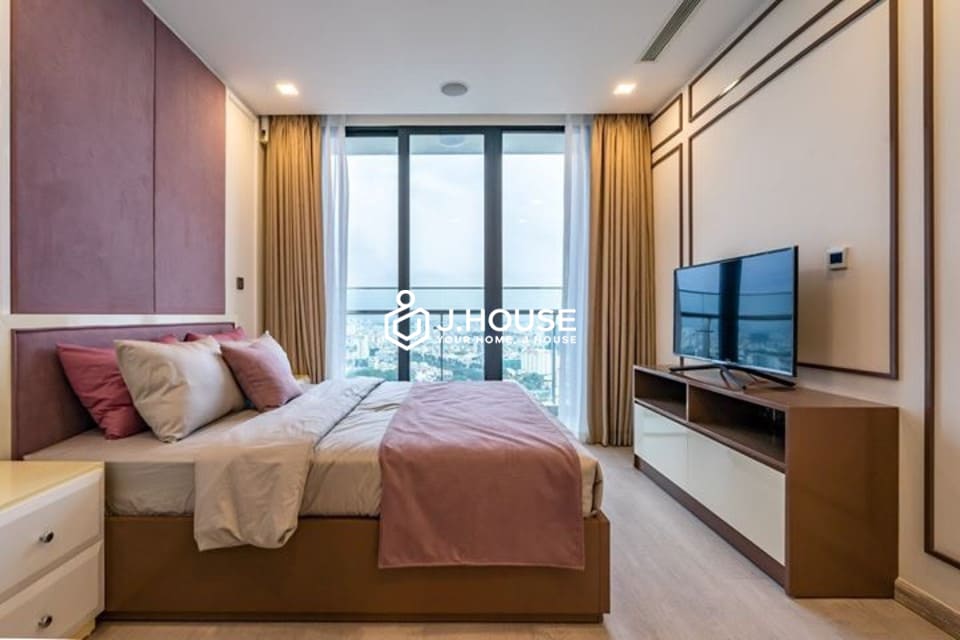 Corner 3-bedroom Vinhomes Golden River apartment for rent in HCMC