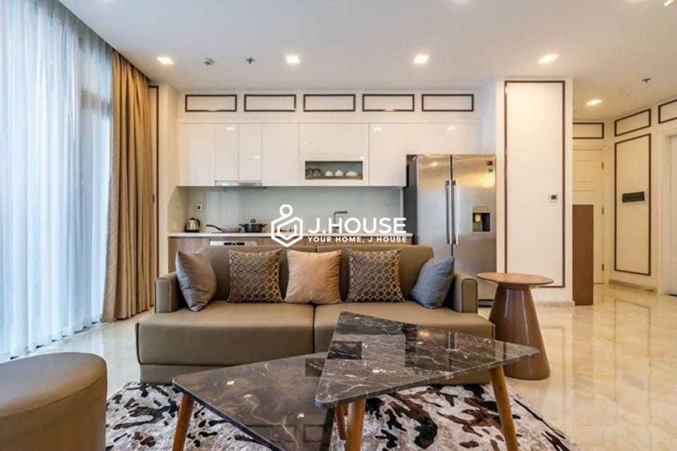 Corner 3-bedroom Vinhomes Golden River apartment for rent in HCMC