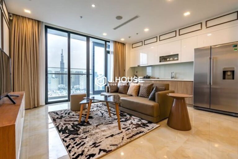 Corner 3-bedroom Vinhomes Golden River apartment for rent in HCMC
