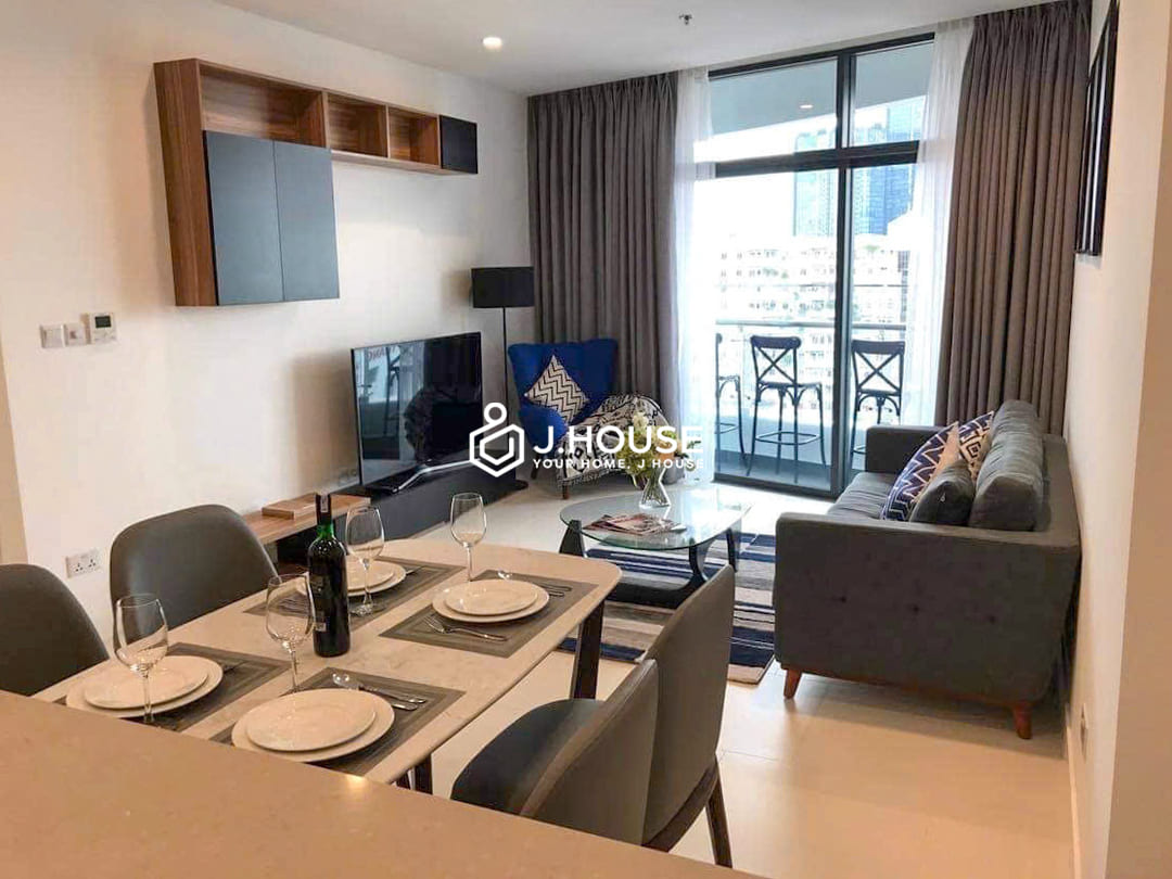 Modern 1-br apartment for rent at City Garden Binh Thanh, HCMC