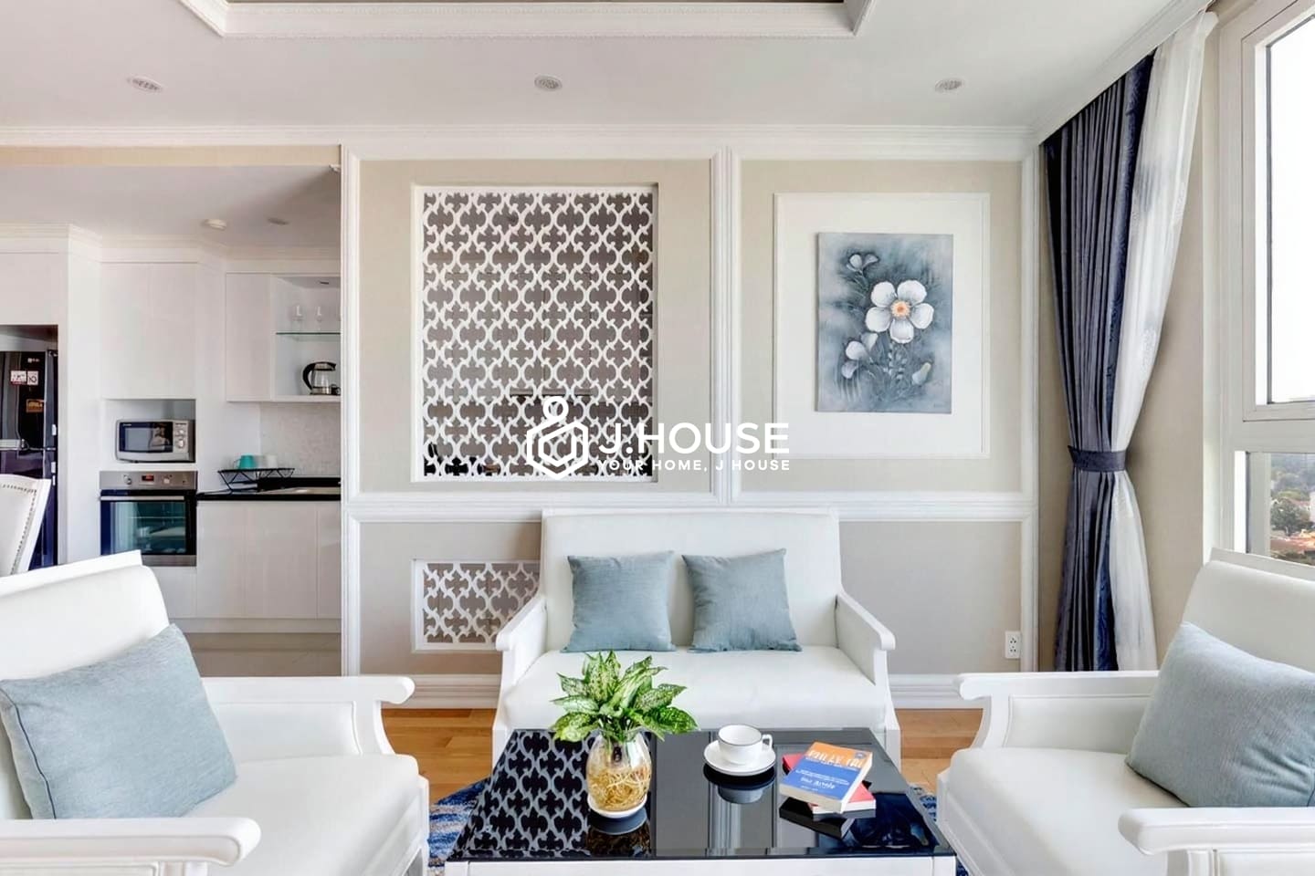 Modern 2-bedroom Leman Luxury apartment for rent in HCMC