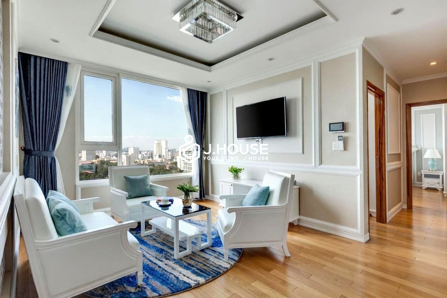 Modern 2-bedroom Leman Luxury apartment for rent in HCMC