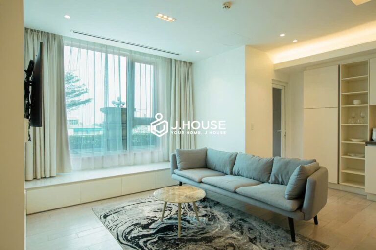 Spacious 1-bedroom Leman Luxury apartment for rent in HCMC